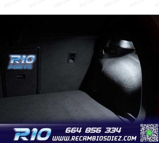 KIT 12 BOMBILLAS LED INTERIOR PARA VOLKSWAGEN VW POLO MK4 9N