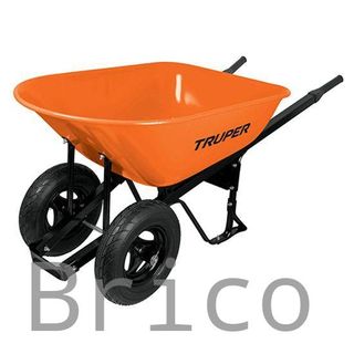 Carretilla 120 Litros  Metálica - 2 Ruedas - Truper