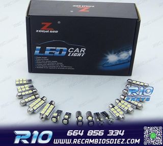 KIT 14 BOMBILLAS LED INTERIOR PARA VOLKSWAGEN VW GTI GOLF6 G
