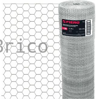Malla Hexagonal Acero Galvanizado - 1,5 M - 25x25 mm - 45 M
