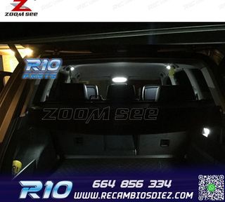 KIT 18 BOMBILLAS LED INTERIOR PARA VOLKSWAGEN VW TOUAREG I 7