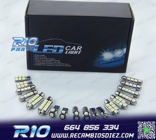 KIT 14 BOMBILLAS LED INTERIOR PARA VOLKSWAGEN VW GOLF 5 ESTA