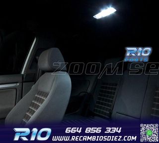 KIT 14 BOMBILLAS LED INTERIOR PARA VOLKSWAGEN VW GOLF 5 ESTA
