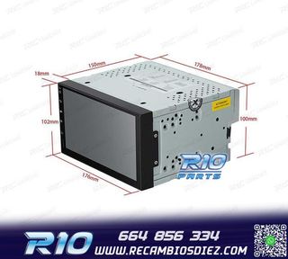 RADIO GPS ANDROID 8.1 7" OCTA-CORE 2DIN MULTIMEDIA PANTALLA