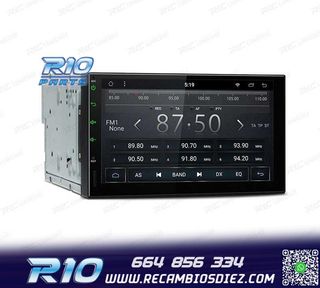 RADIO GPS ANDROID 8.1 7" OCTA-CORE 2DIN MULTIMEDIA PANTALLA