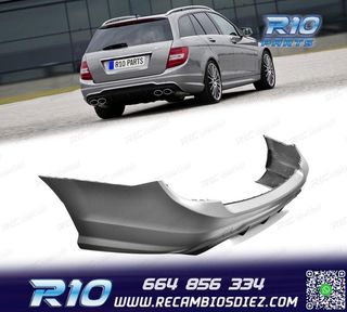 PARAGOLPES TRASERO MERCEDES CLASE C W204 KOMBI 07-14 LOOK C6