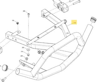 OFERTA! Defensa Trasera Renegade X MR 1000R