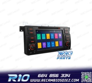 RADIO GPS ANDROID 13 BMW SERIE 3 E46 PANTALLA TÁCTIL 7"
