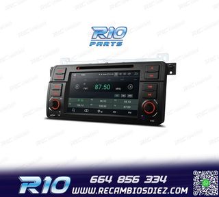 RADIO GPS ANDROID 13 BMW SERIE 3 E46 PANTALLA TÁCTIL 7"