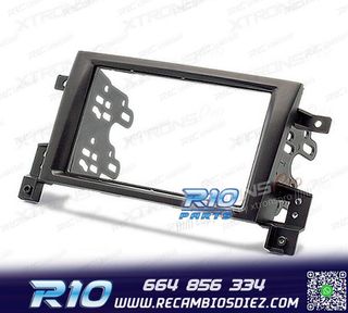 MARCO NEGRO RADIO 2-DIN PARA SUZUKI