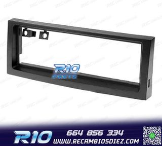 MARCO NEGRO RADIO 1-DIN PARA PEUGEOT CITROEN