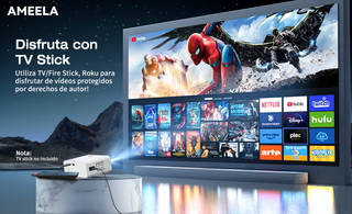 Proyector AMEELA 4K WiFi Bluetooth 1080P