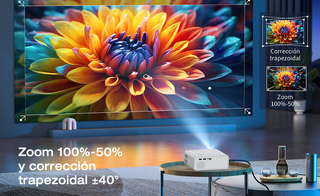 Proyector AMEELA 4K WiFi Bluetooth 1080P