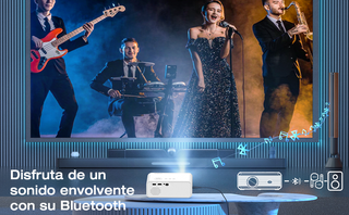 Proyector AMEELA 4K WiFi Bluetooth 1080P