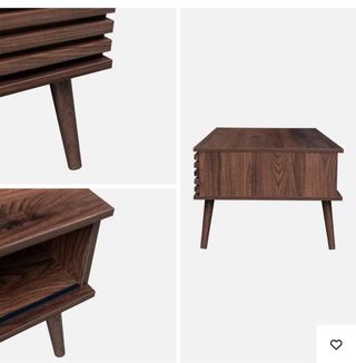 Mesa de centro escandinava moderna y funcional