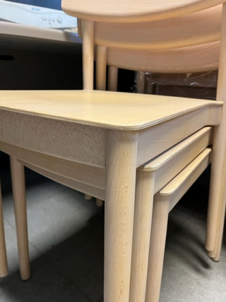 4 Sillas ANDREU WORLD mod SMART Diseño Madera Haya