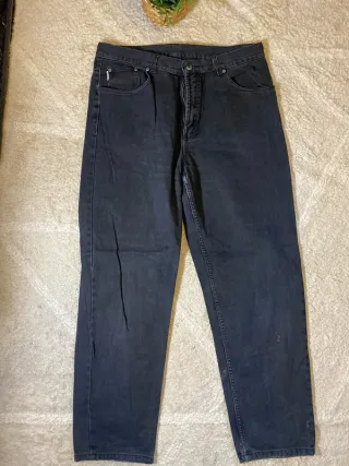Vaqueros Vintage Negros 36x32