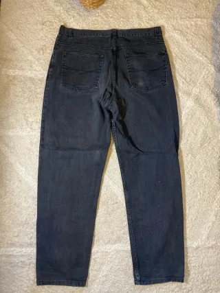 Vaqueros Vintage Negros 36x32