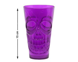 Lote Vasos Calavera Morados