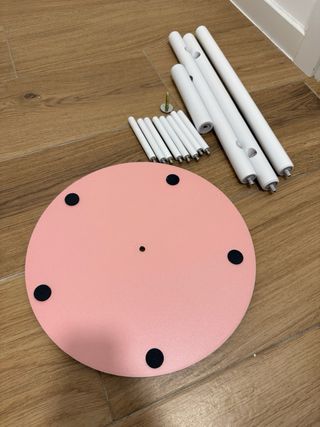 Perchero de pie madera blanco