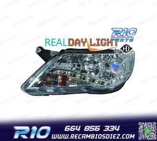 FAROS VOLKSWAGEN VW TIGUAN 07-11 CROMO