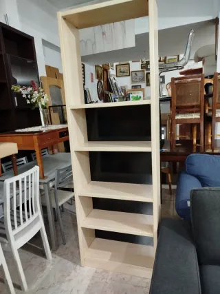 Estantería, librería de madera 70x30x210cm