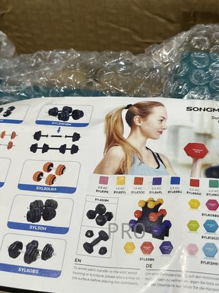 Juego de 2 Mancuernas 3KG SONGMICS