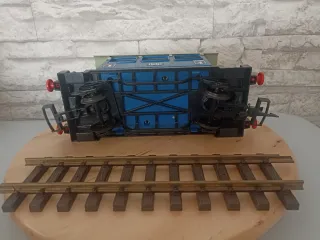 Playmobil vagón azul 4100 completo todo original