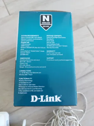 Cámara D-Link DCS-942L Día/Noche Cloud