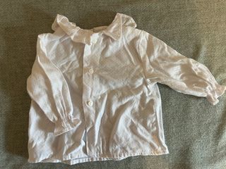 Conjunto bebé rosa y blanco