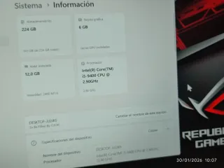 Ordenador ASUS Phantom Gaming RGB