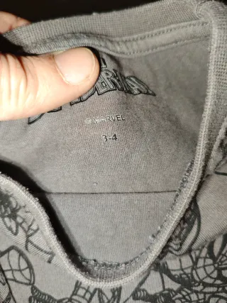 2 Camisetas Spiderman Niños talla 3-4 años