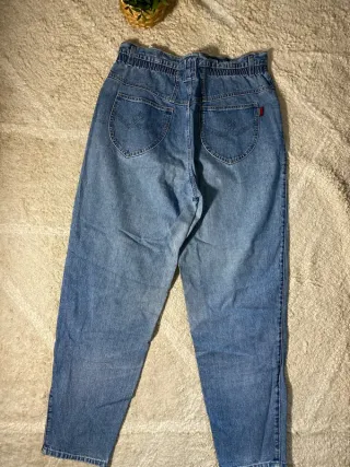 Jeans Rectos Anchos Vintage Retro