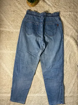 Jeans Rectos Anchos Vintage Retro