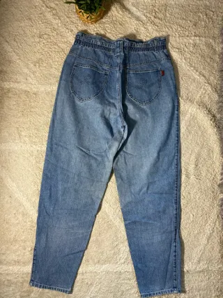 Jeans Rectos Anchos Vintage Retro