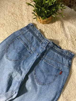 Jeans Rectos Anchos Vintage Retro