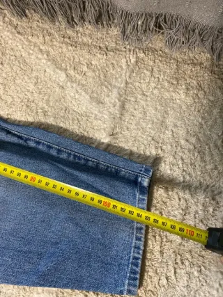 Jeans Rectos Anchos Vintage Retro