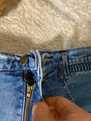 Jeans Rectos Anchos Vintage Retro