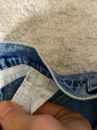 Jeans Rectos Anchos Vintage Retro