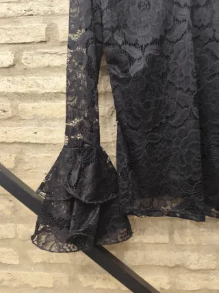 Conjunto Flamenco Falda y Blusa Encaje