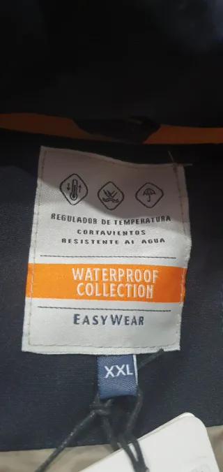 Abrigo Parka Azul oscuro Easywear Talla XXL