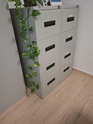 Archivador metálico Gris 4 cajones