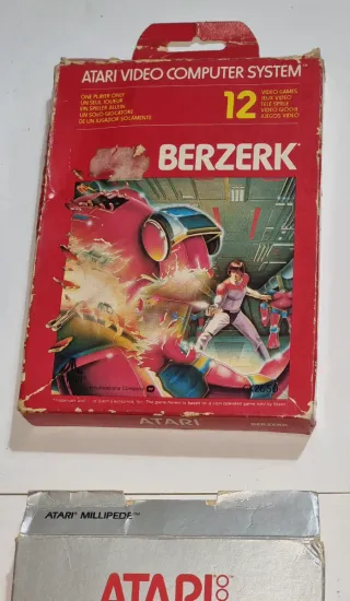 Lote 4 Juegos Atari 2600: Millipede, Gorf, Berzerk