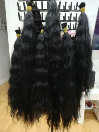 Cabello  natural y extensiones