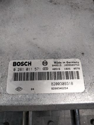 264249 centralita motor 0281011571 renault laguna