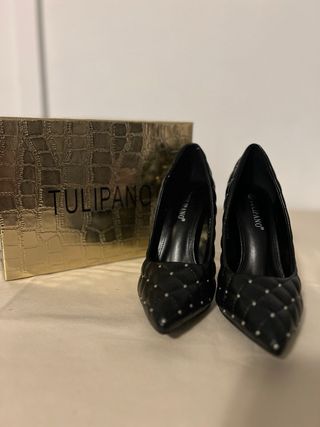 Zapatos de tacón Tulipano negros