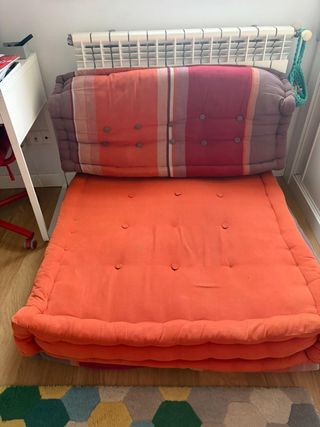 Sillón de cojines estilo puff