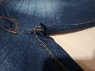 Pantalón Skinny Azul