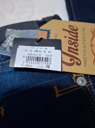 Pantalón Skinny Azul