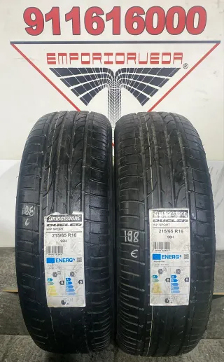 215 65 16 H BRIDGESTONE RUEDA PREMIUM YA MONTADA